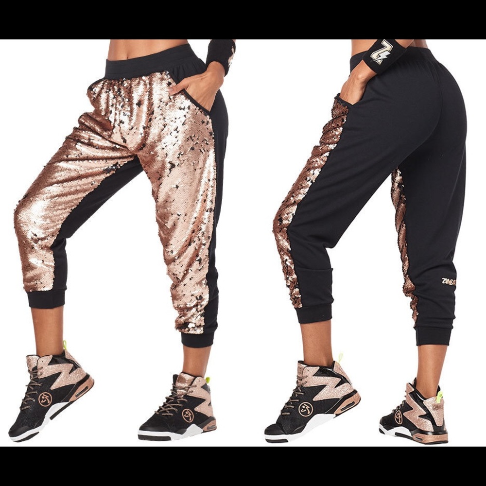Zumba Glitz + Glam Capri Sweatpants - Picture 3 of 4